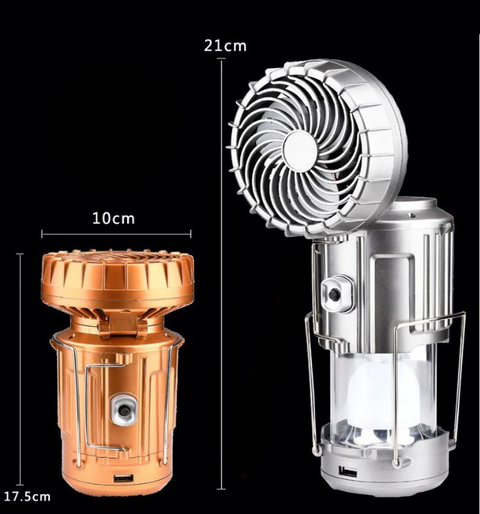 UnPortable Camping Light with Mini Fantitled