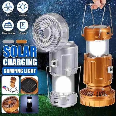 UnPortable Camping Light with Mini Fantitled